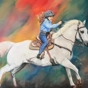 HOLLY AND CABO - IN THE ARENA_Sally Clark